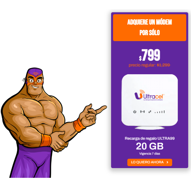ULTRACEL MODEM INTERNET HOGAR