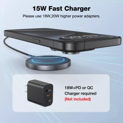 Cargador Inalámbrico Magnético de 15W Wireless Charger