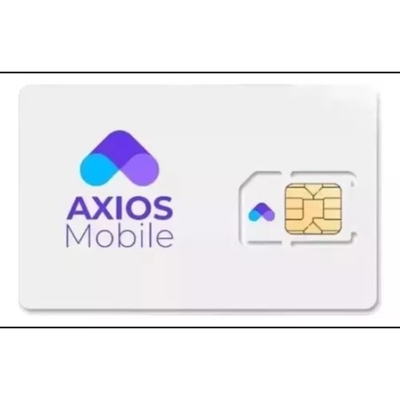 CHIP VIRGEN SIN ACTIVAR AXIOS MOBILE PARA REEMPLAZO